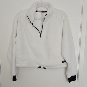 Calvin Klein Women's White Teddy Jacket